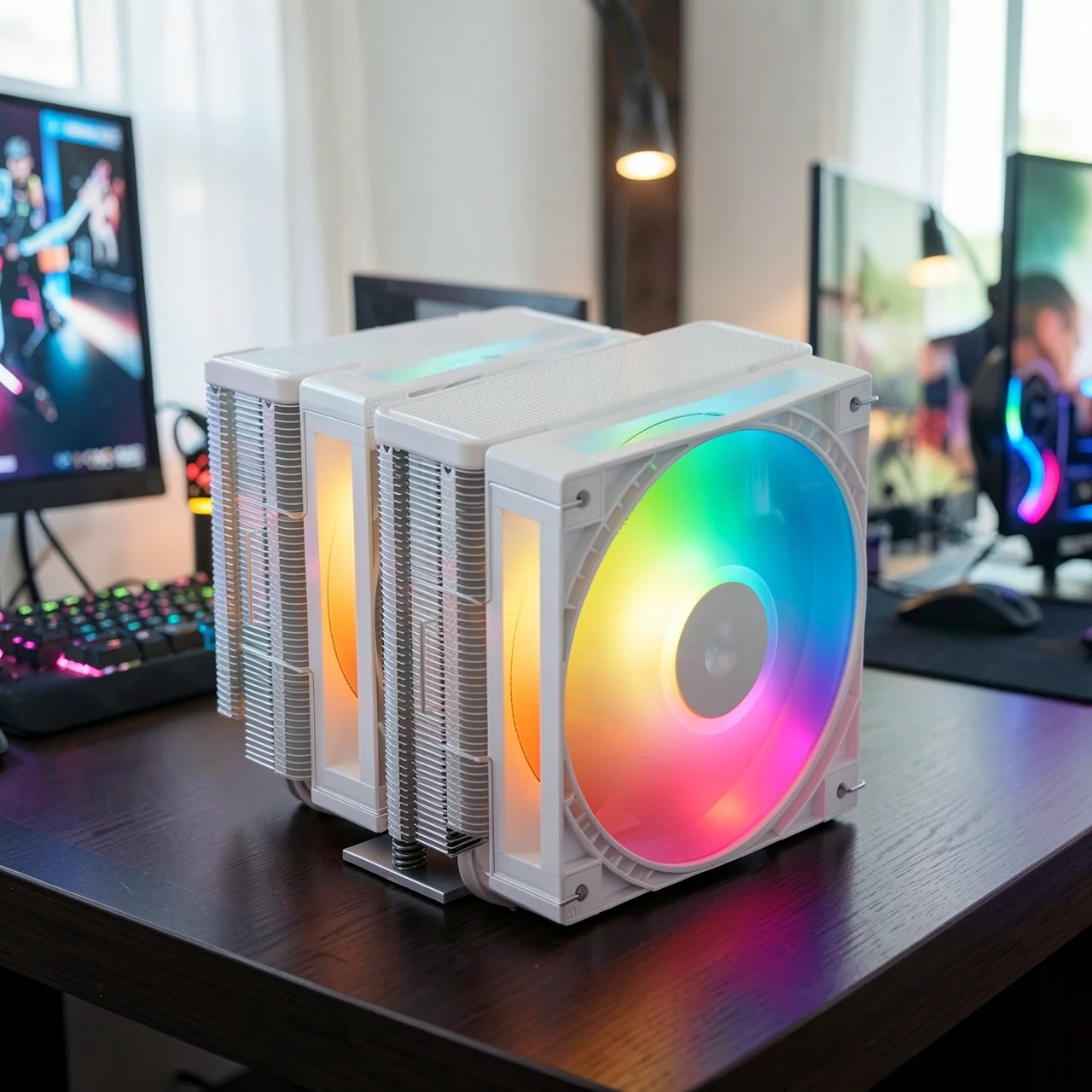 Кулер DeepCool AG620 G2 белый ARGB Intel