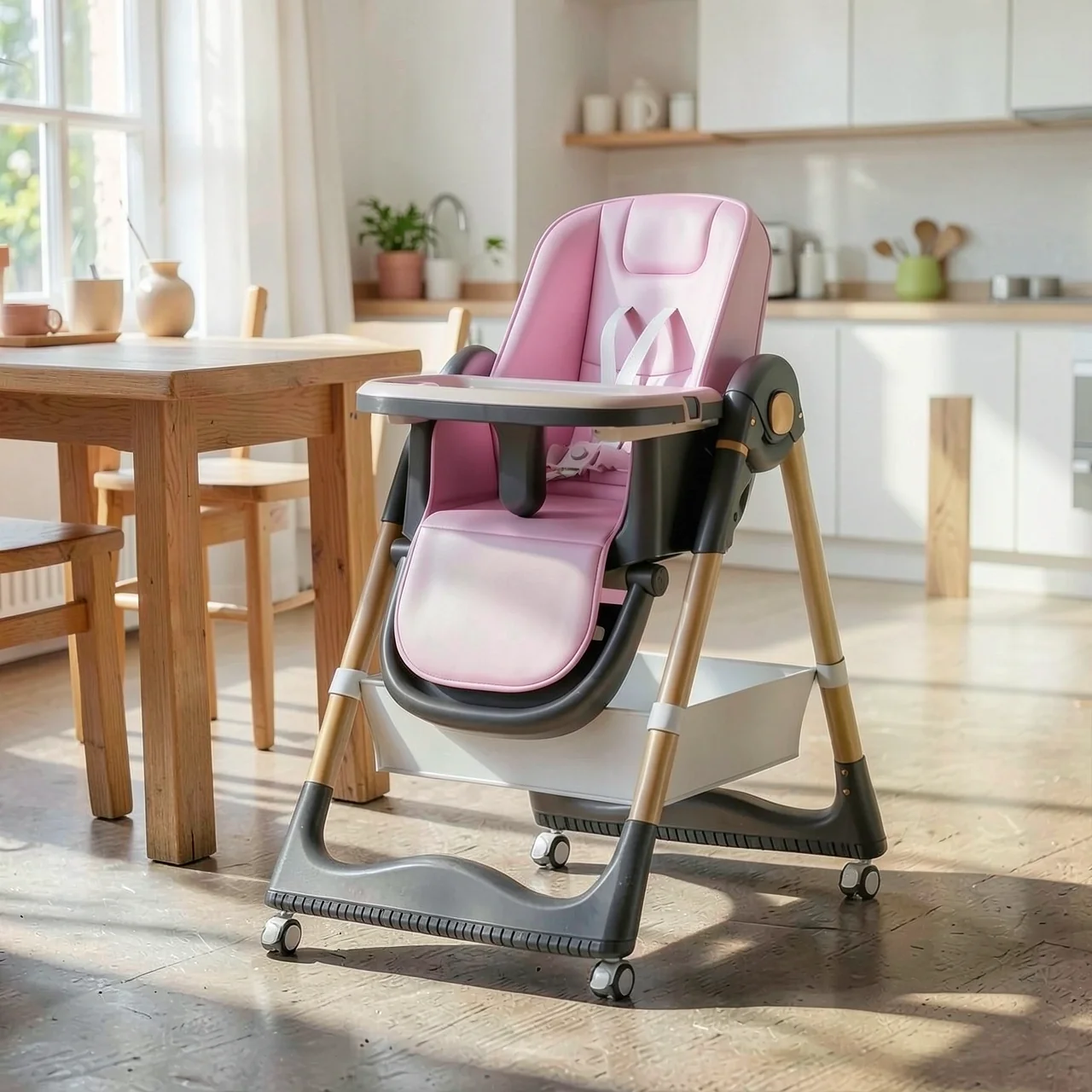 Стульчик детский Kobaro S330 розовый
