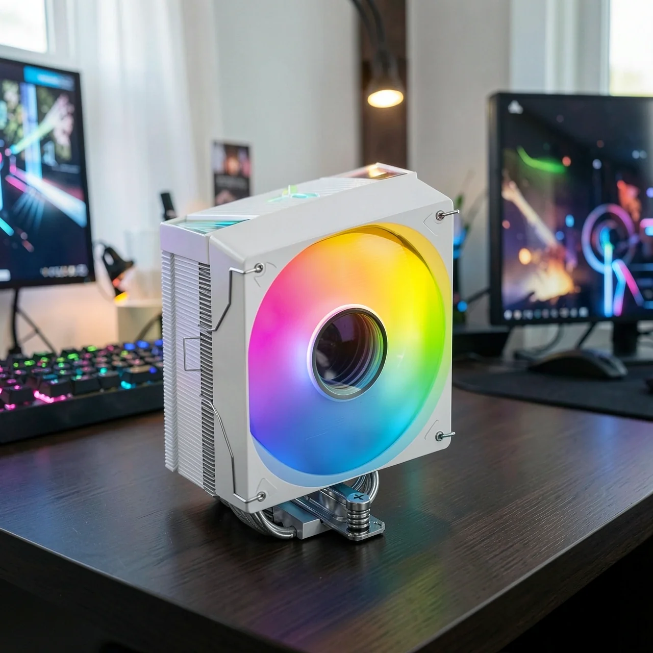Кулер Jonsbo CR1000 V2 PRO ARGB белый