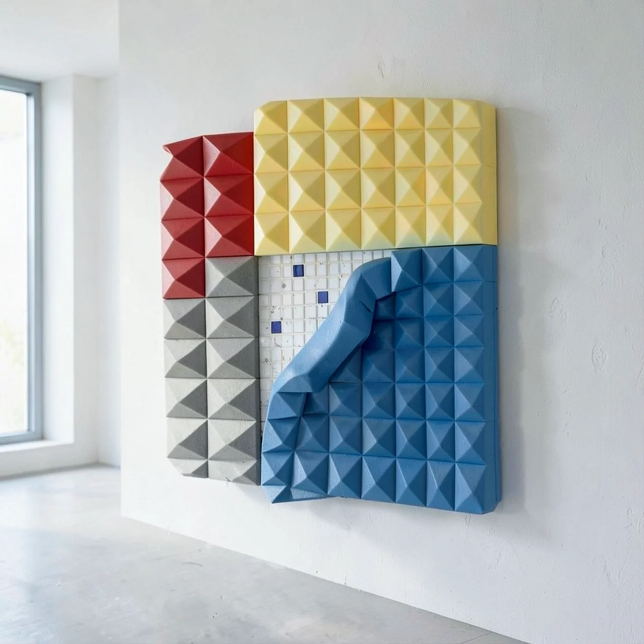 Акустическая панель 30x30x5 см огнестойкая