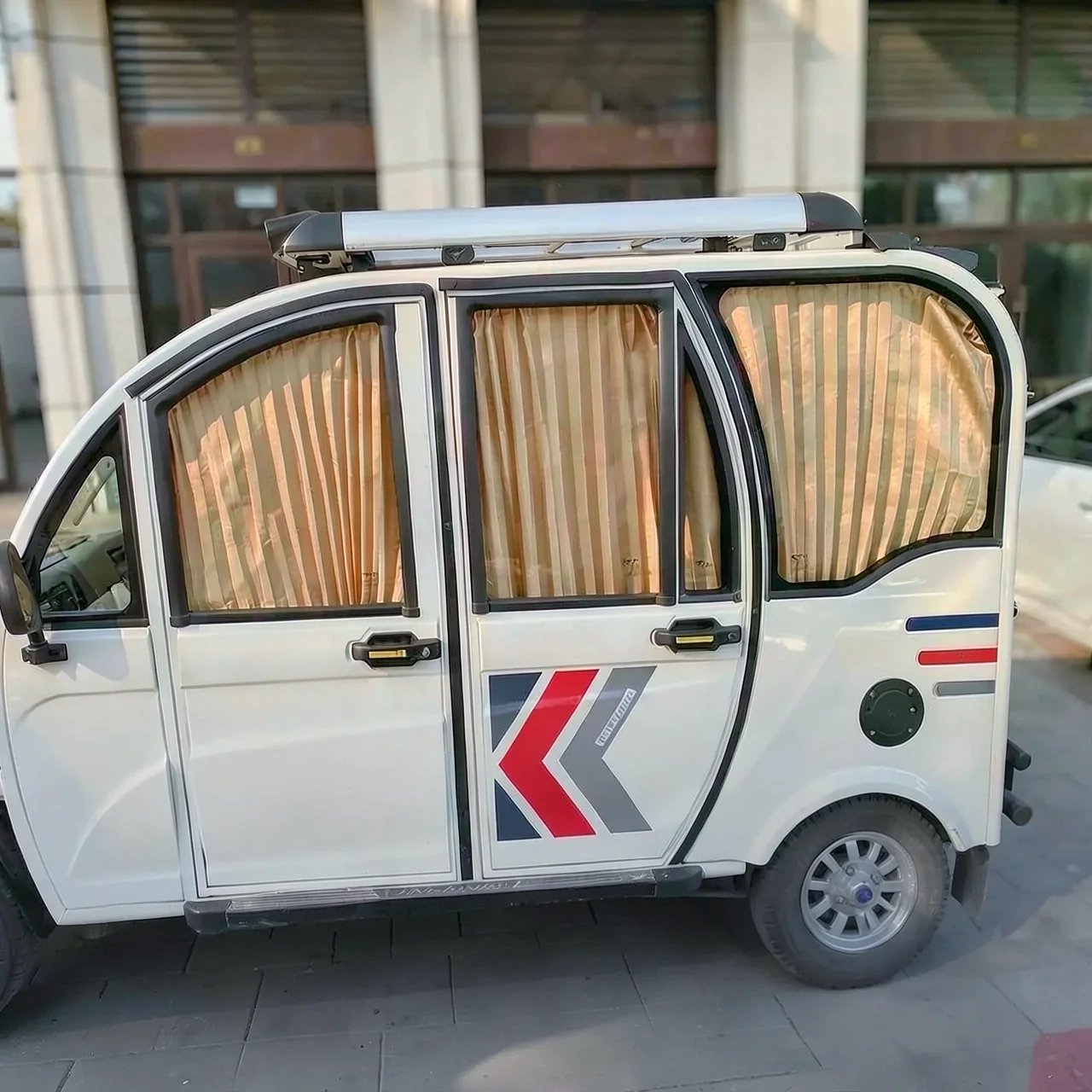 Комплект штор Jinpeng золотистый, 7 окон