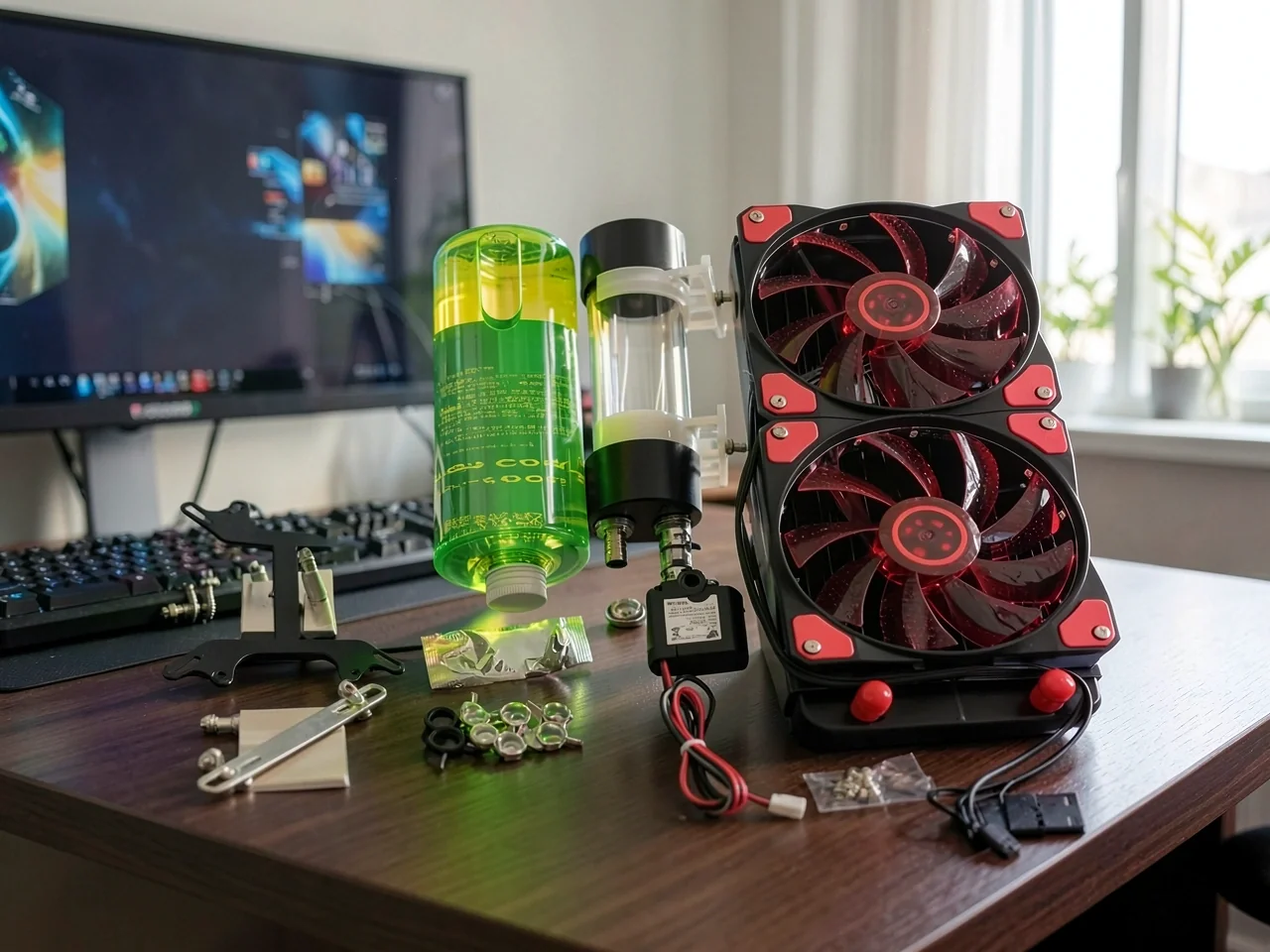 СЖО No brand Комплект CPU и GPU 240мм