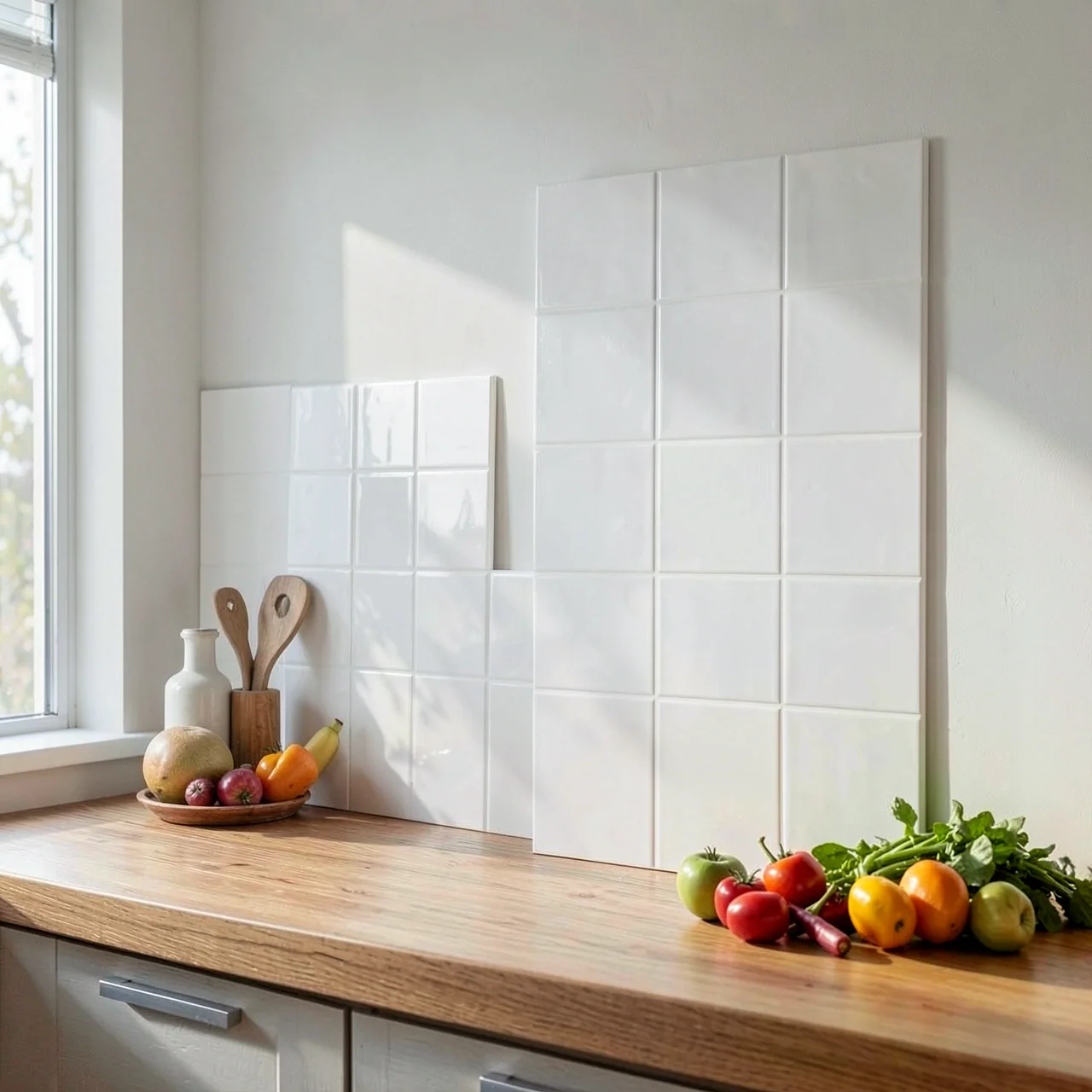 Плитка STF Pearl Pure white 18 squares 400X800