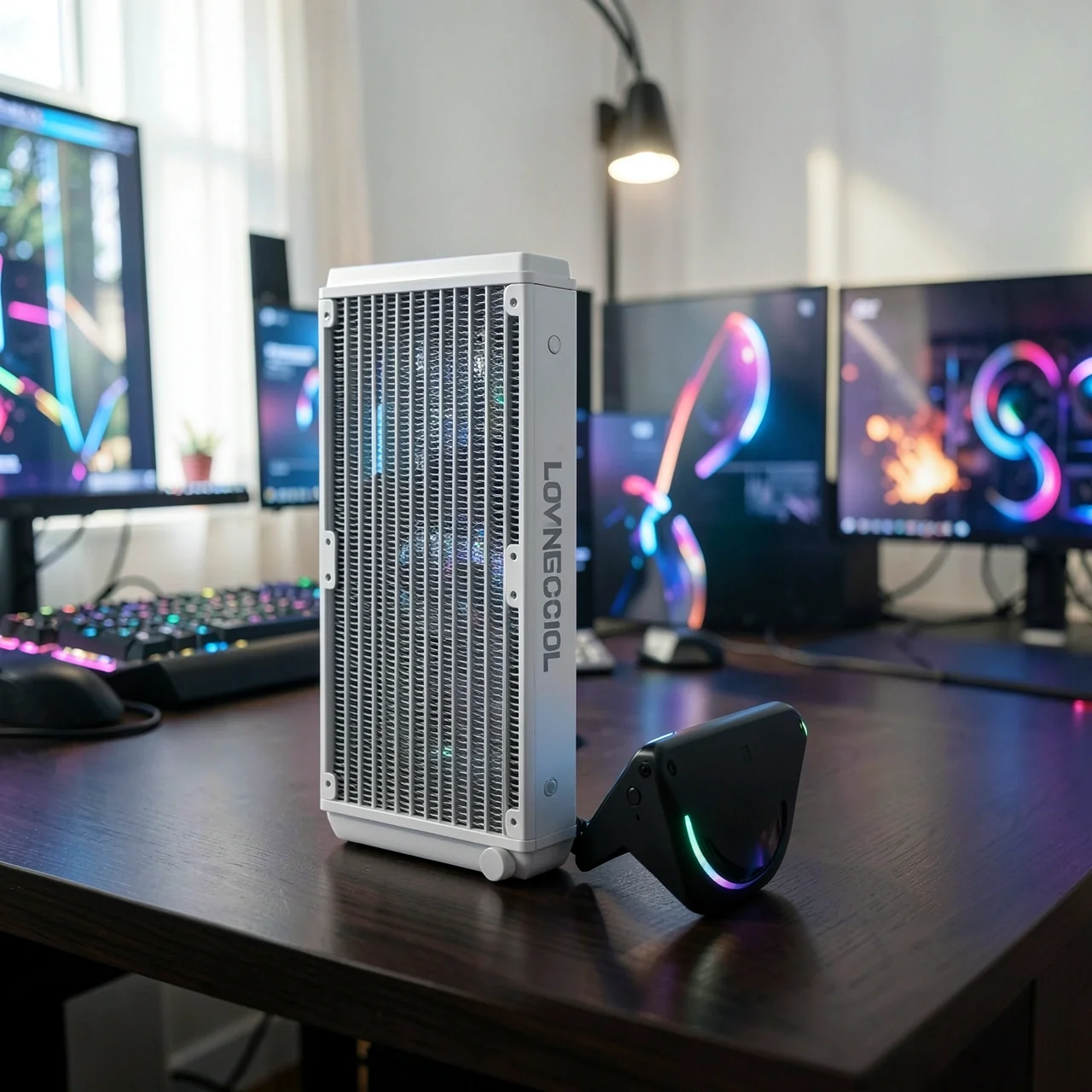 СЖО LOVINGCOOL DP01 240мм белый магнитная помпа