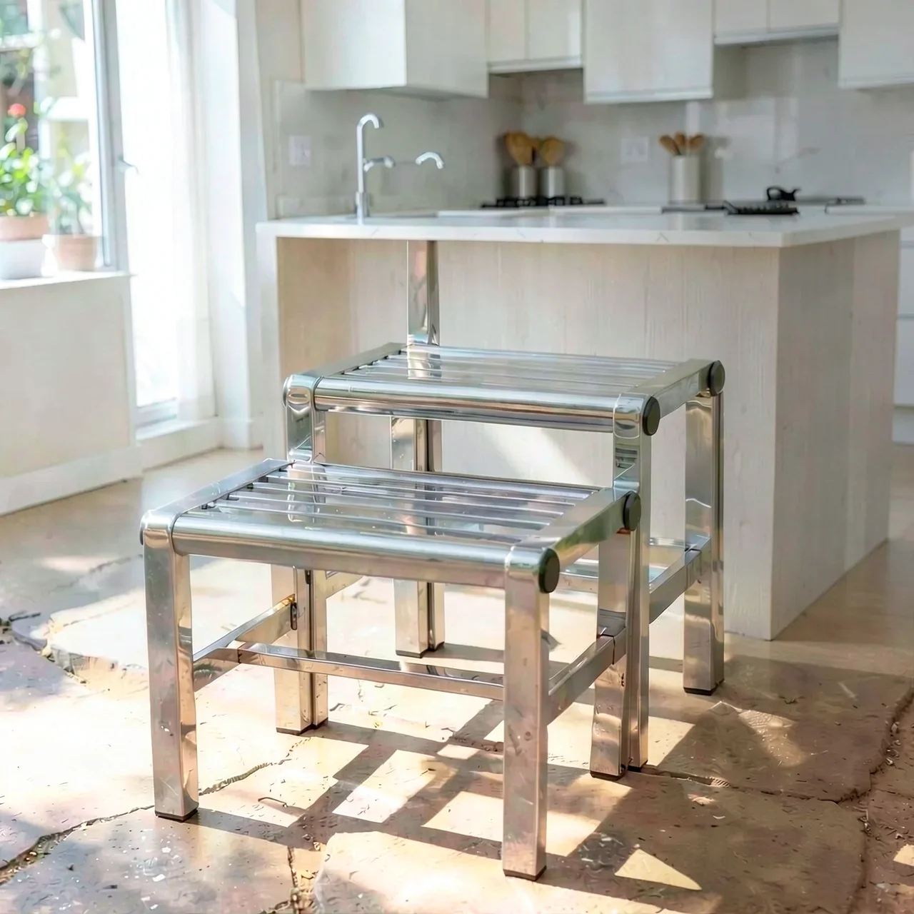 Табурет стальной 28x20x30 см