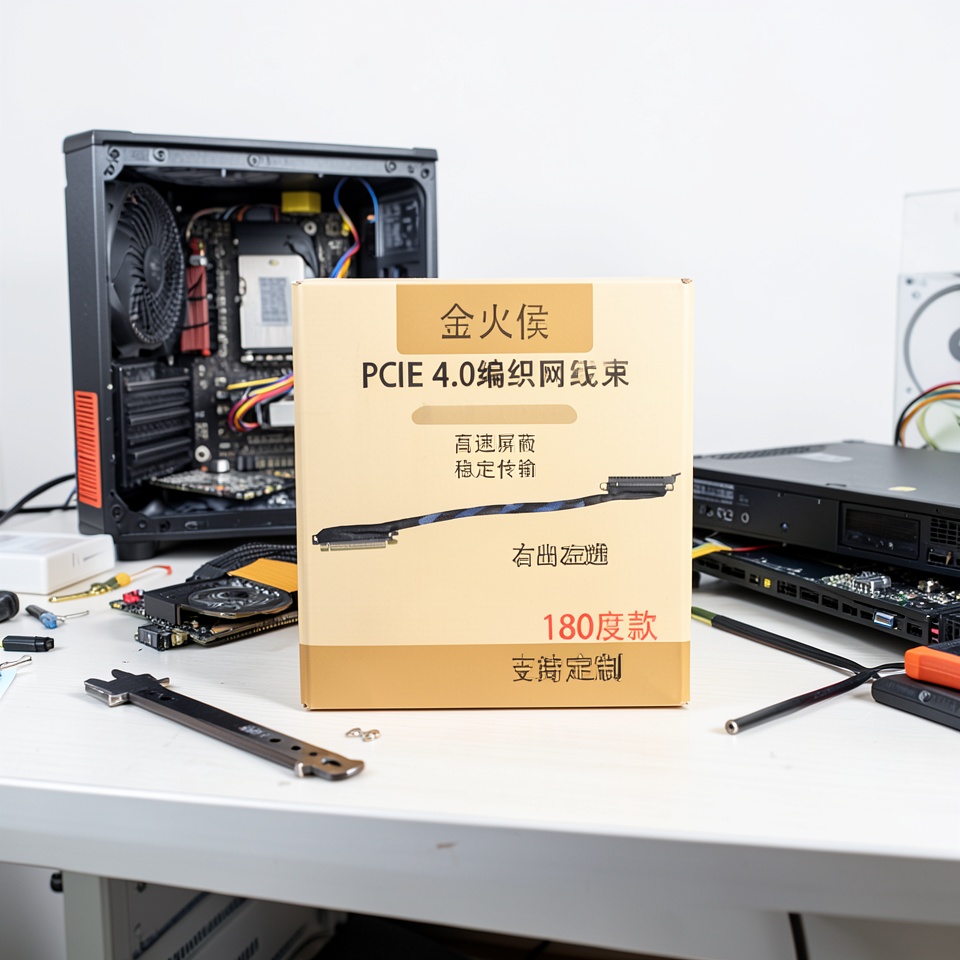 Кабель-удлинитель PCIe 4.0 x16 Jin Huohou 30 см