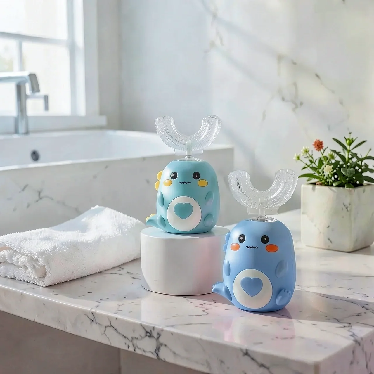 Щетка зубная детская синяя 2-6 лет