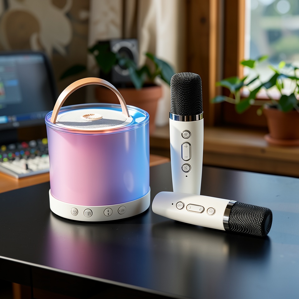 Беспроводная Bluetooth-колонка со светильником и микрофоном Mai