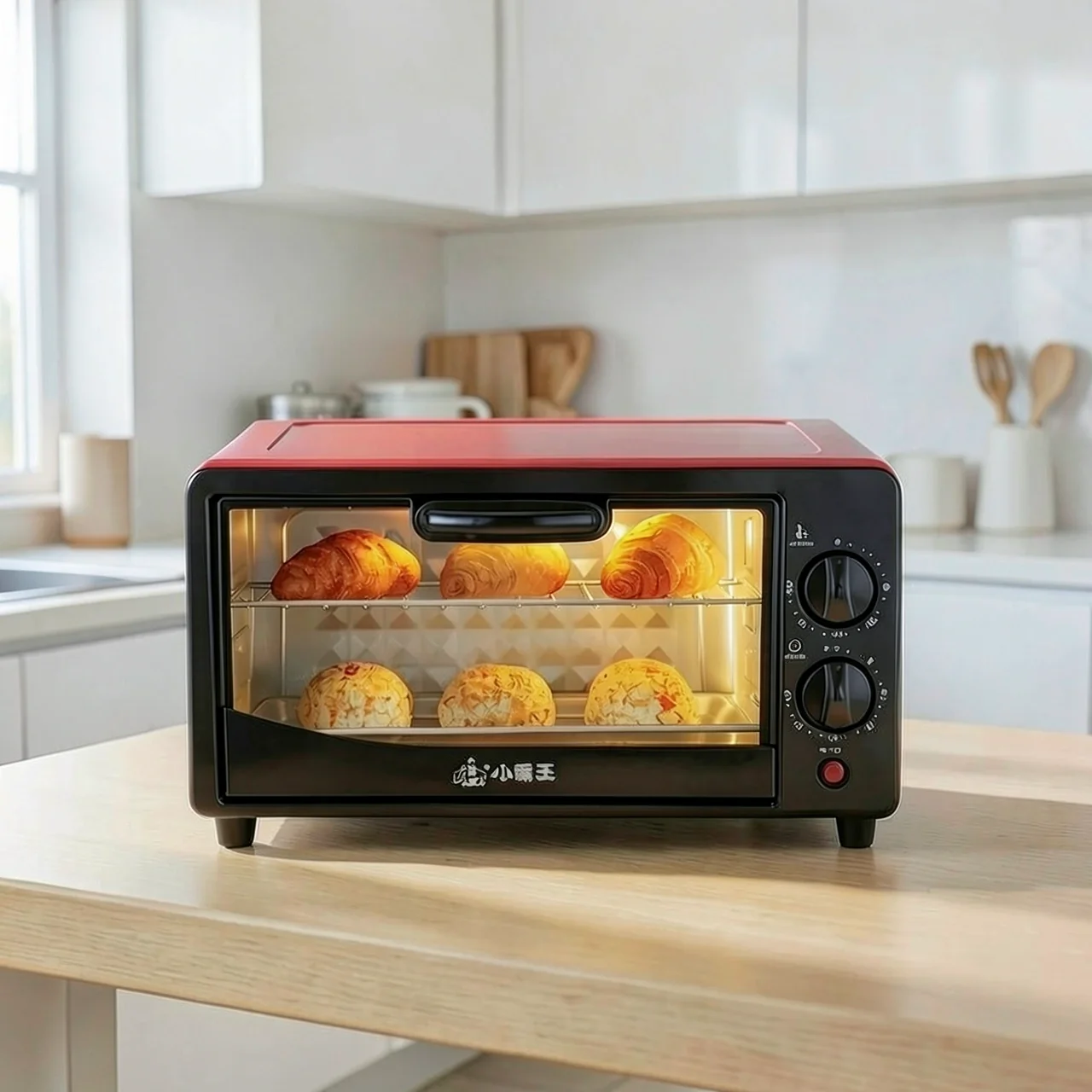 Мини-печь электрическая Xiaobawang KB12-A 22л с таймером