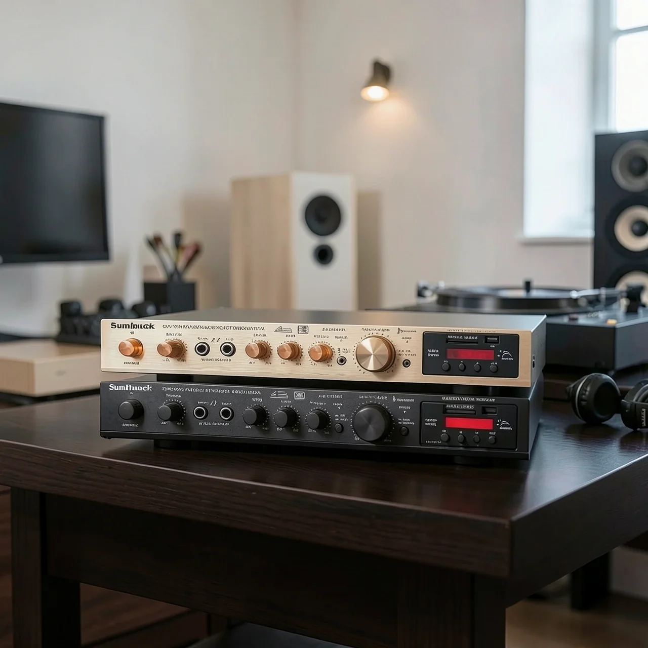 AV-усилитель Sunbuck 298BT черный евровилка