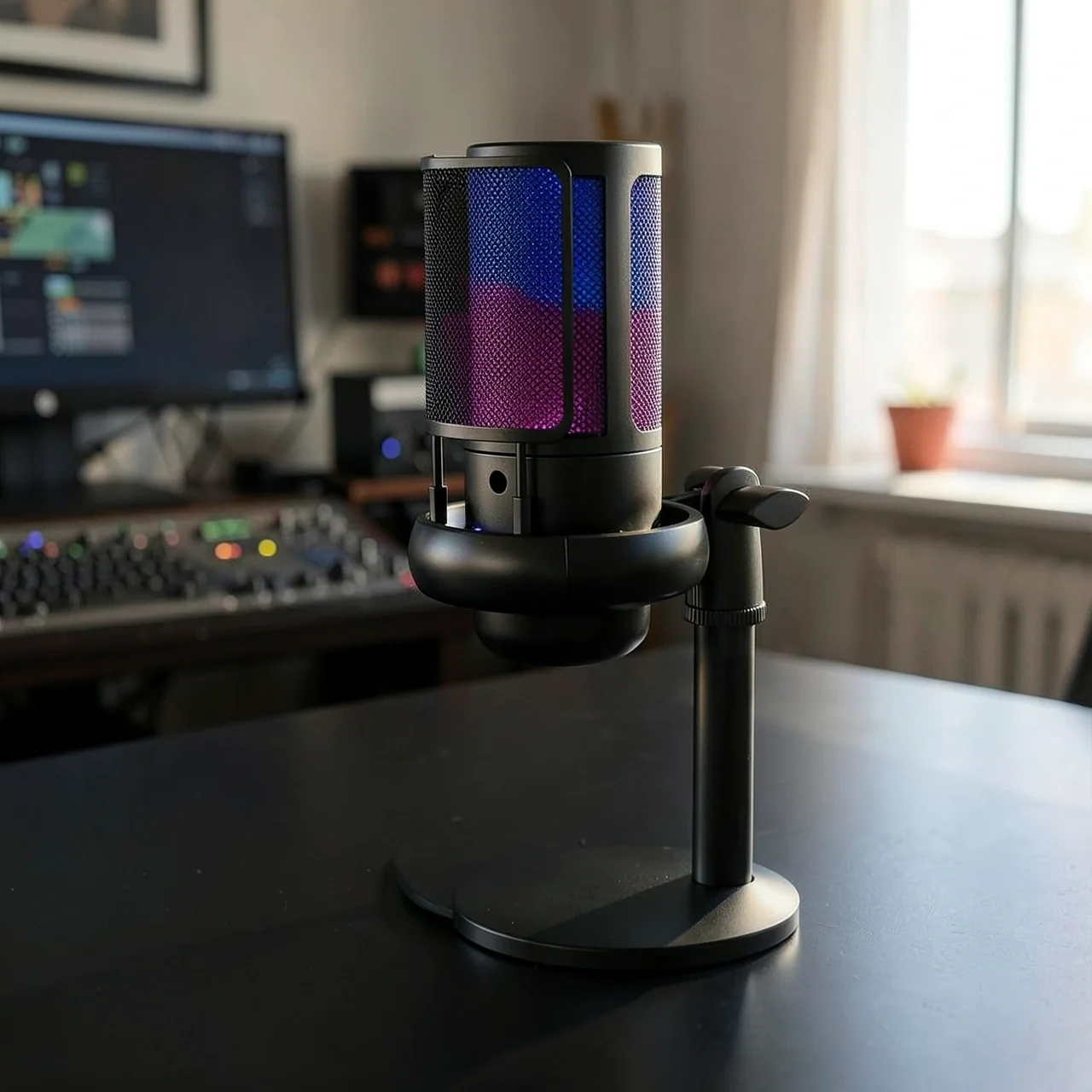 USB микрофон Eunuch MEC6S черный