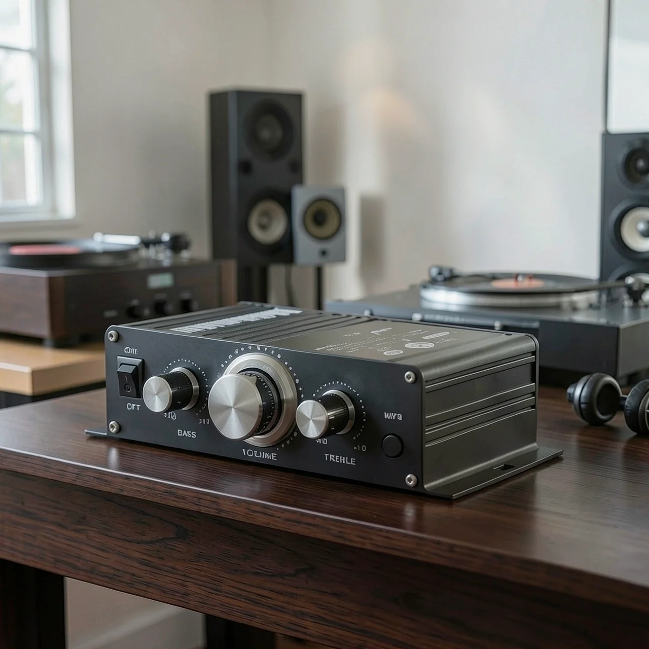 Усилитель Positive Sound BT-888 черный с дисплеем