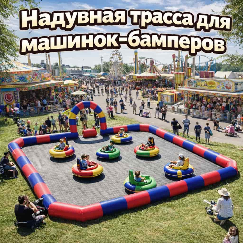 Надувная трасса для машинок-бамперов Novamory