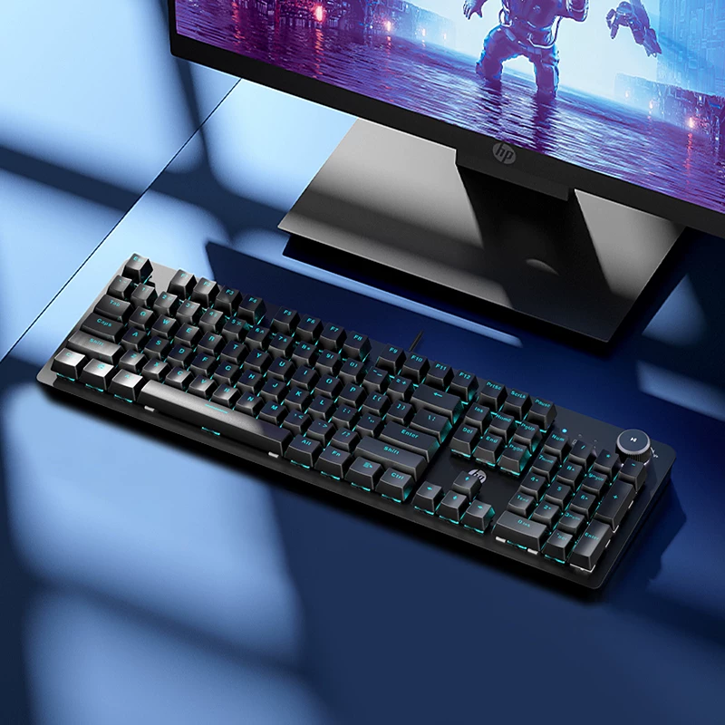 HP Mechanical Keyboard, Keyboard, Mouse Set, Mouse, Gaming, Laptop, Keyboard, Desktop, Male and Female Office