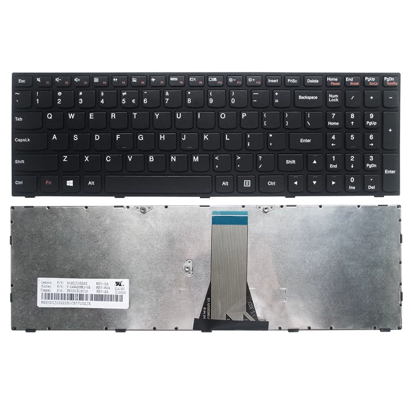 Lenovo, совместимая клавиатура, G50, 70, 45, G50, Z50, E41, Z51