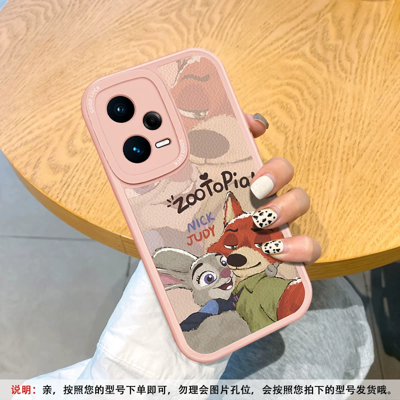 Подходит для чехла для мобильного телефона Redmi note15pro, Zootopia note12Tpro «все включено» note14, мягкий силикон + индивидуальность для пары, кожаный чехол 10/9 11R, женский 3, новый стиль 13, защита от падения, турбо4