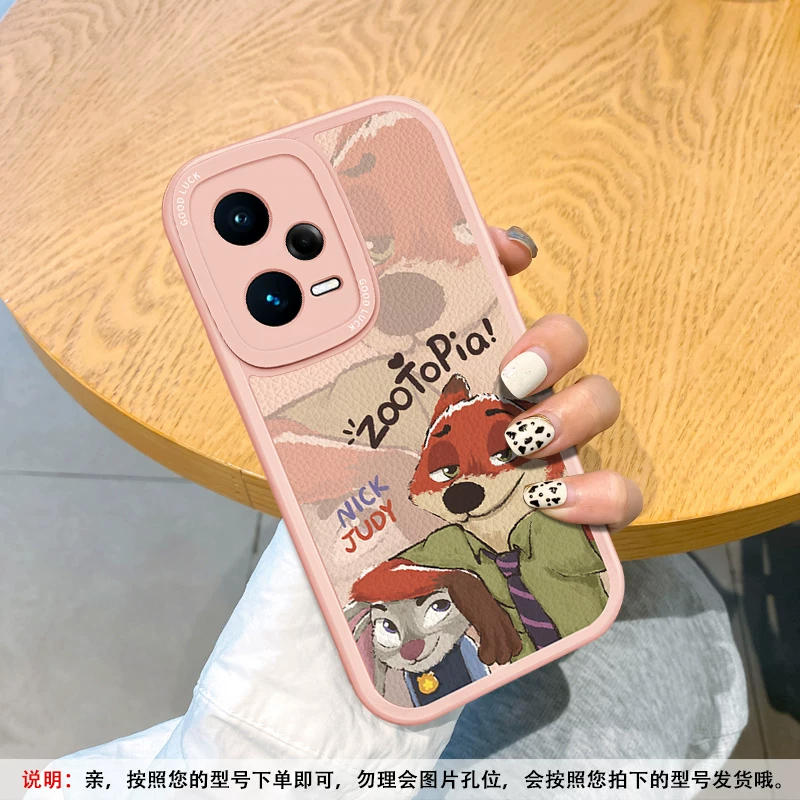 Подходит для чехла для мобильного телефона Redmi note15pro, Zootopia note12Tpro «все включено» note14, мягкий силикон + индивидуальность для пары, кожаный чехол 10/9 11R, женский 3, новый стиль 13, защита от падения, турбо4