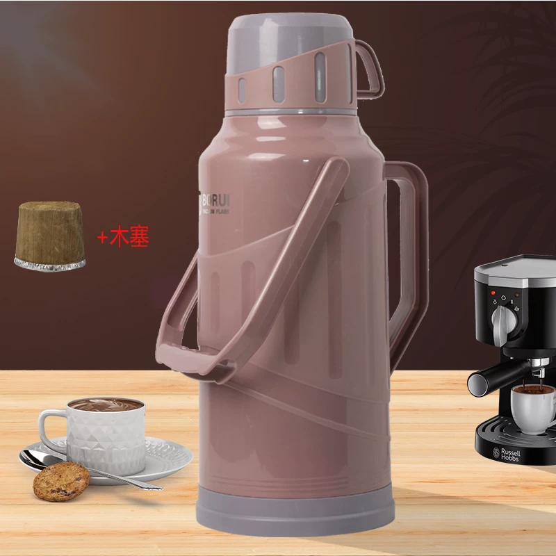 Hot water bottle for student dormitories, thermos for home use, thermos for opening water, tea bottle, inner container, 3.2-liter, 8-pound hot water kettle