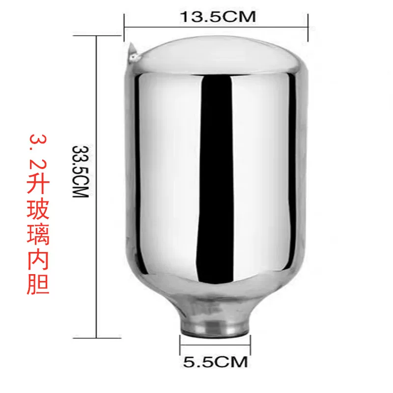 加厚不锈钢外壳家用热水瓶壶暖水壶暖水瓶开水瓶玻璃内胆大容量