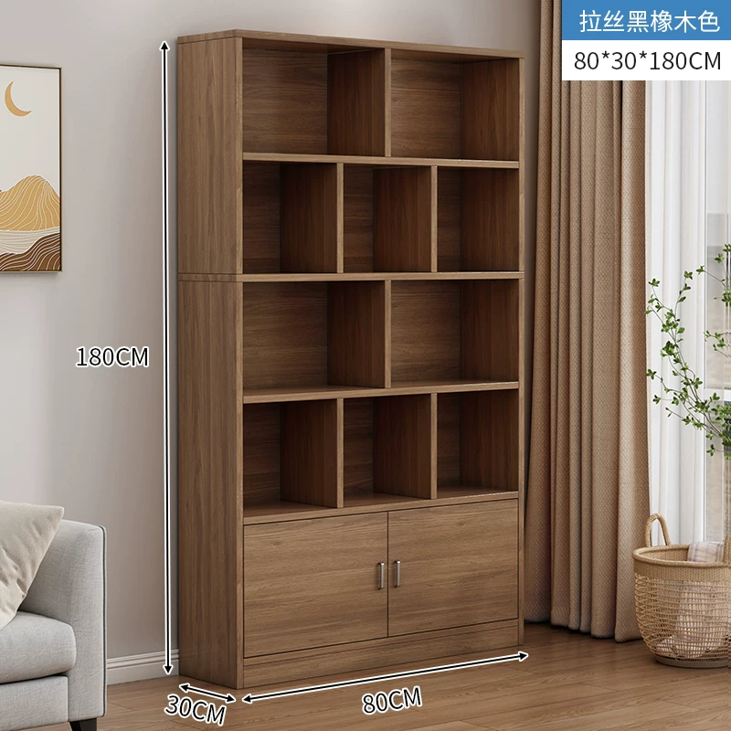 Bookshelf, floor to ceiling storage rack, integrated wall mounted bookshelf, household bookshelf, cabinet, storage cabinet, display cabinet, simple multi-layer design