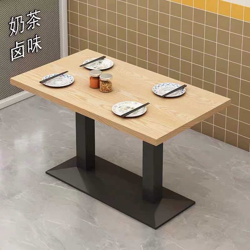 Dining chairs, fast food restaurants, dining table and chair combinations, small household rectangular dining tables, modern simple and luxurious dining tables