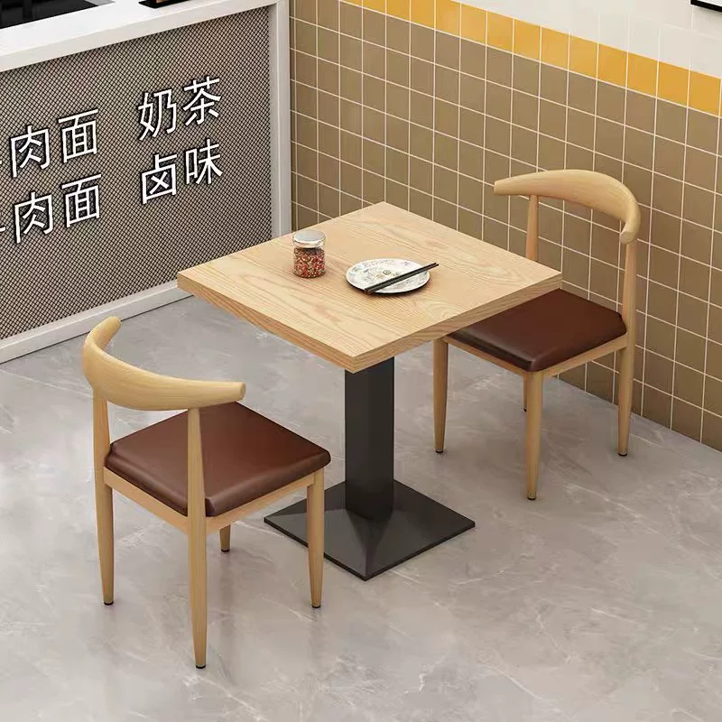 Dining chairs, fast food restaurants, dining table and chair combinations, small household rectangular dining tables, modern simple and luxurious dining tables