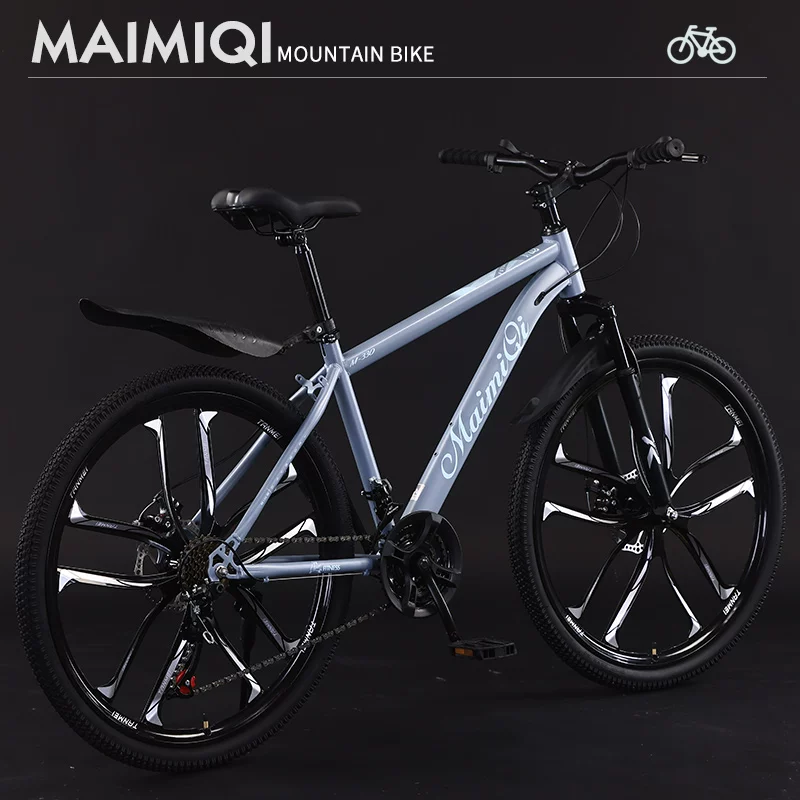 Mountain bike, adult lightweight, shock-absorbing, off-road, unisex, student dual disc brake, commuting bike