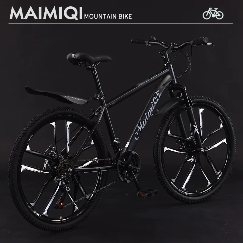 Mountain bike, adult lightweight, shock-absorbing, off-road, unisex, student dual disc brake, commuting bike