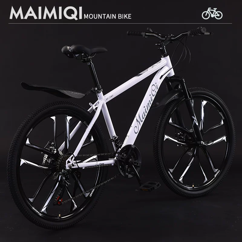 Mountain bike, adult lightweight, shock-absorbing, off-road, unisex, student dual disc brake, commuting bike