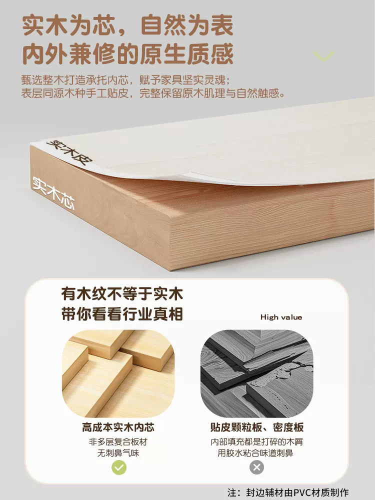 Thickened unpainted solid wood bookshelf with six layers of imported pine corner bookshelf