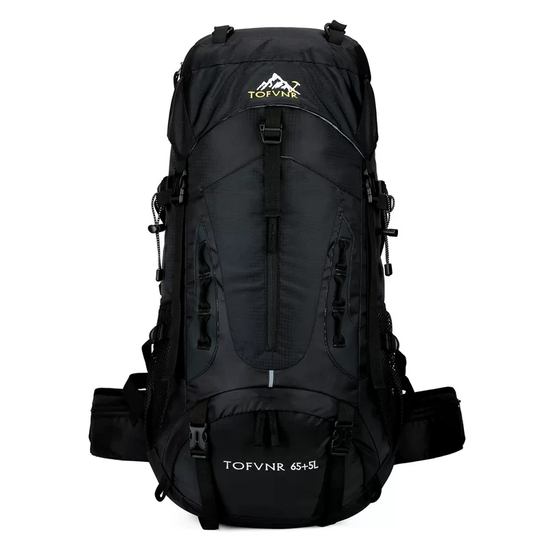 Men's 75L professional outdoor hiking backpack 65 70 liter backpack for women's large capacity camping backpack