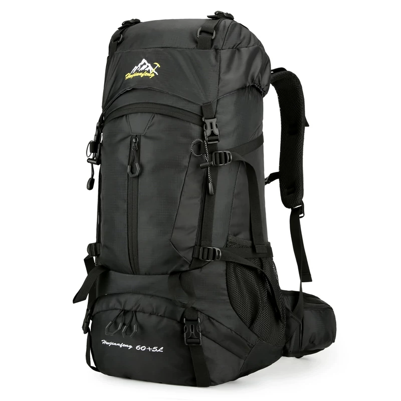 Men's 75L professional outdoor hiking backpack 65 70 liter backpack for women's large capacity camping backpack