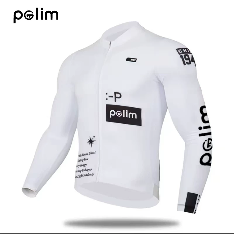 Red book hot selling long sleeved cycling clothes, slim fit British style motorcycle clothes, cycling clothes, road bikes for men and women