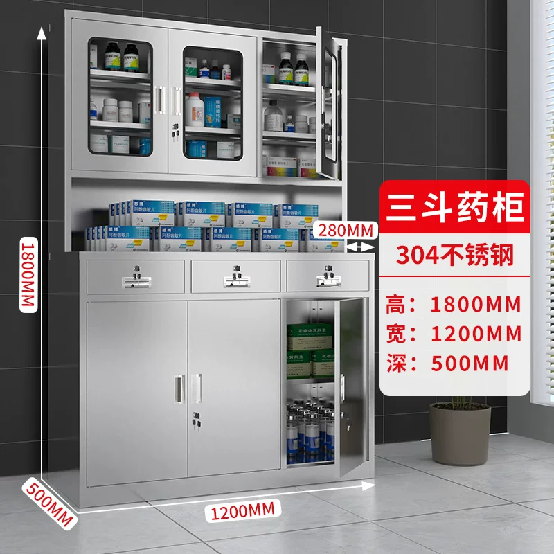 Шкаф для медикаментов из нержавеющей стали 304 Ju Sheng JS-02