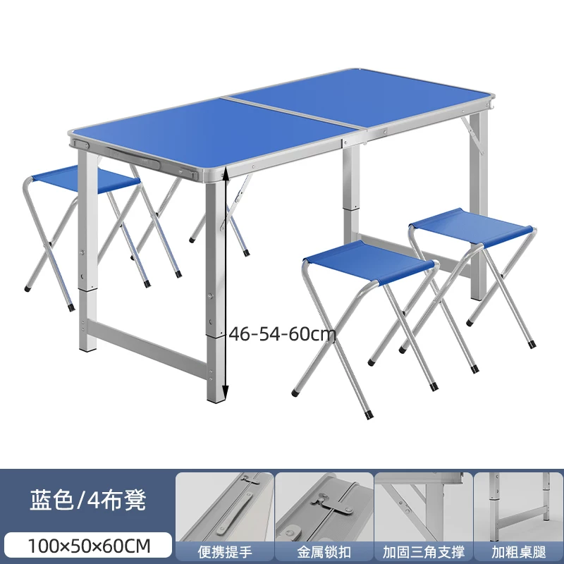 Folding tables, night market stalls, starting work, folding tables and chairs, setting up stalls, folding tables and chairs, outdoor portable push tables