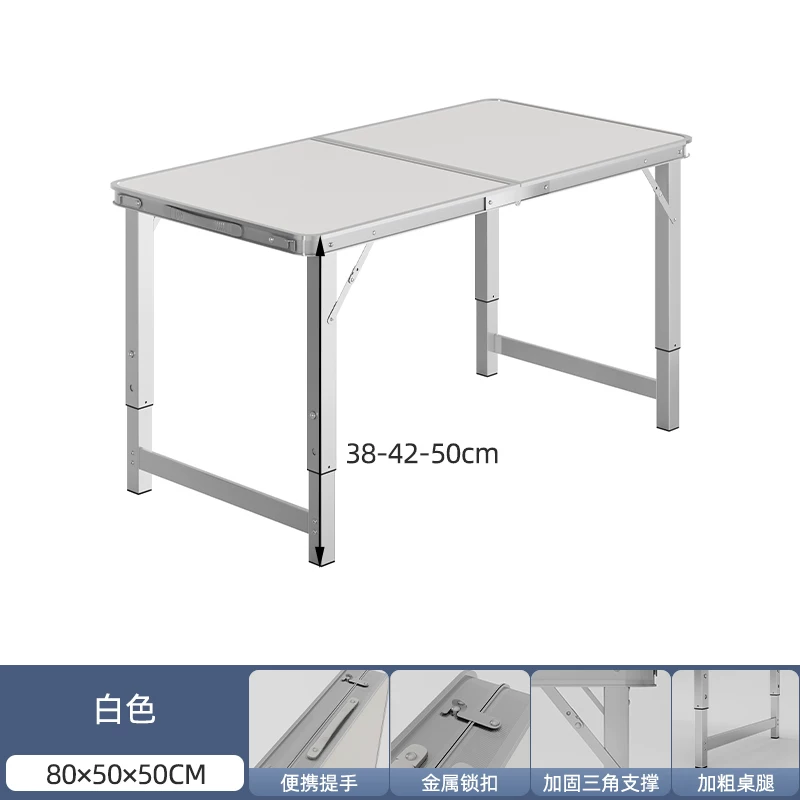 Folding tables, night market stalls, starting work, folding tables and chairs, setting up stalls, folding tables and chairs, outdoor portable push tables