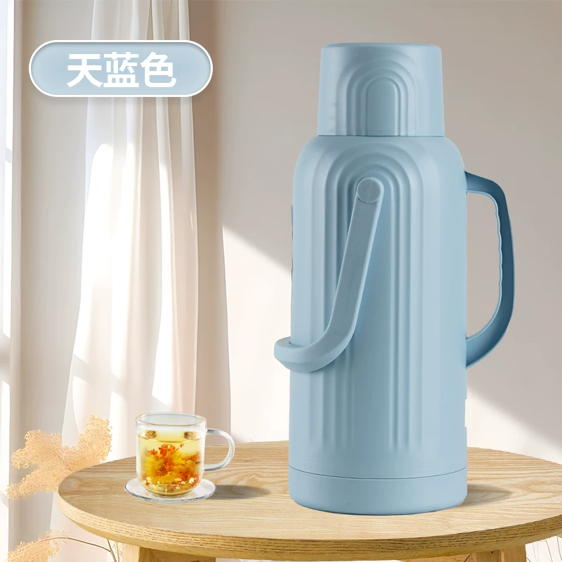 3.2L old-fashioned hot water bottle, household heater, student dormitory insulation, water bottle shell, large capacity glass tea bottle