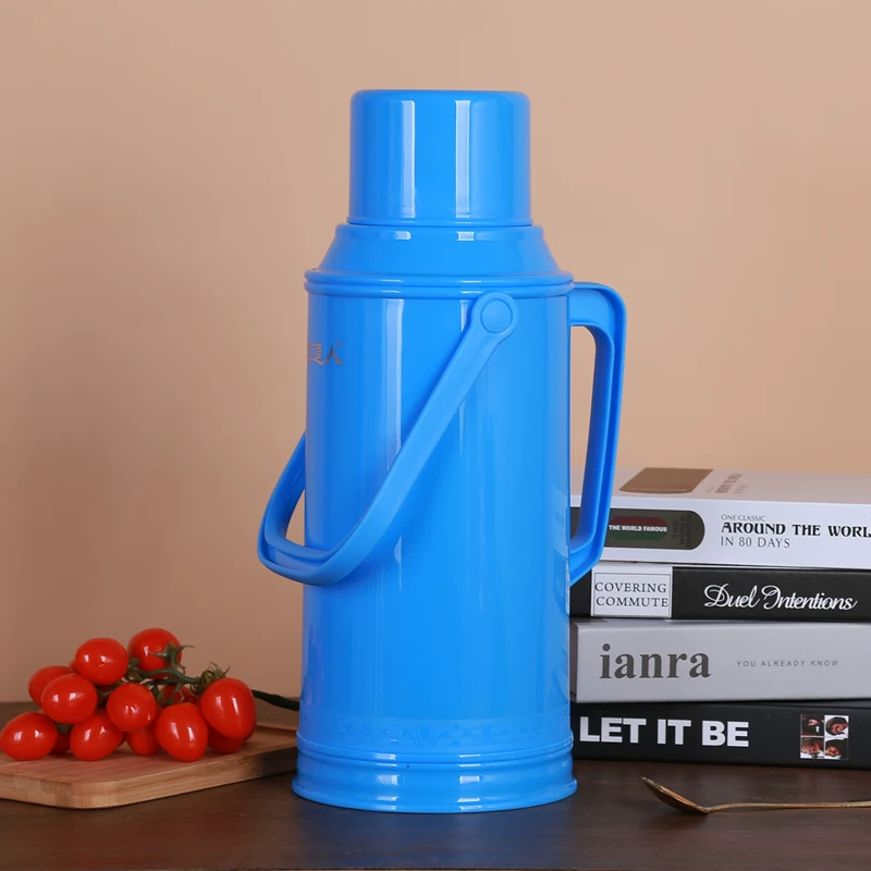 3.2L old-fashioned hot water bottle, household heater, student dormitory insulation, water bottle shell, large capacity glass tea bottle
