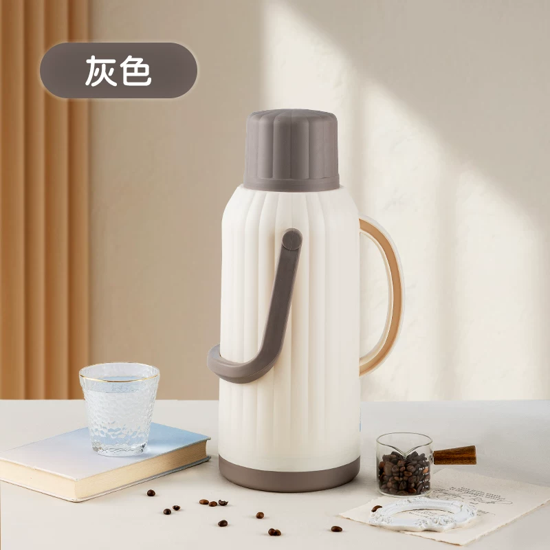 3.2L old-fashioned hot water bottle, household heater, student dormitory insulation, water bottle shell, large capacity glass tea bottle