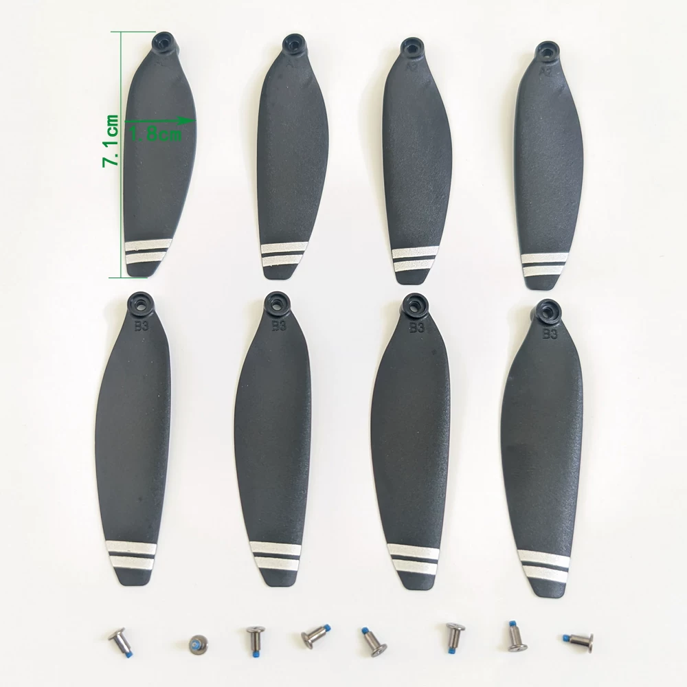Buy two and get one free. Universal drone fan blade, drone propeller blade, model airplane, fan blade propeller, quadcopter, drone wing