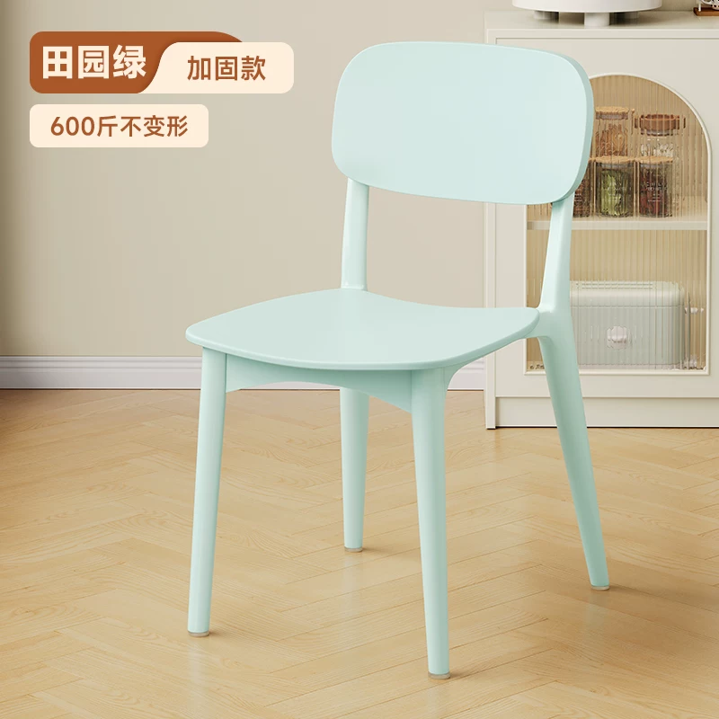 Backrest dining chairs, modern, simple, thickened, comfortable for long-term sitting, plastic chairs, popular Nordic internet celebrities, commercial dining tables, chairs