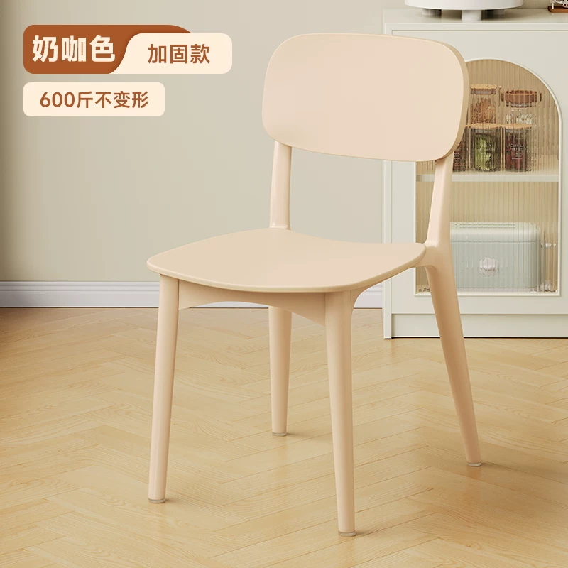 Backrest dining chairs, modern, simple, thickened, comfortable for long-term sitting, plastic chairs, popular Nordic internet celebrities, commercial dining tables, chairs