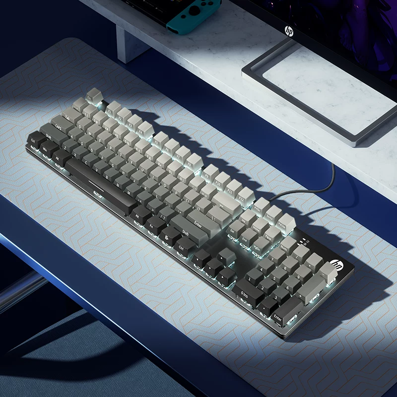HP Mechanical Keyboard, Keyboard, Mouse Set, Mouse, Gaming, Laptop, Keyboard, Desktop, Male and Female Office