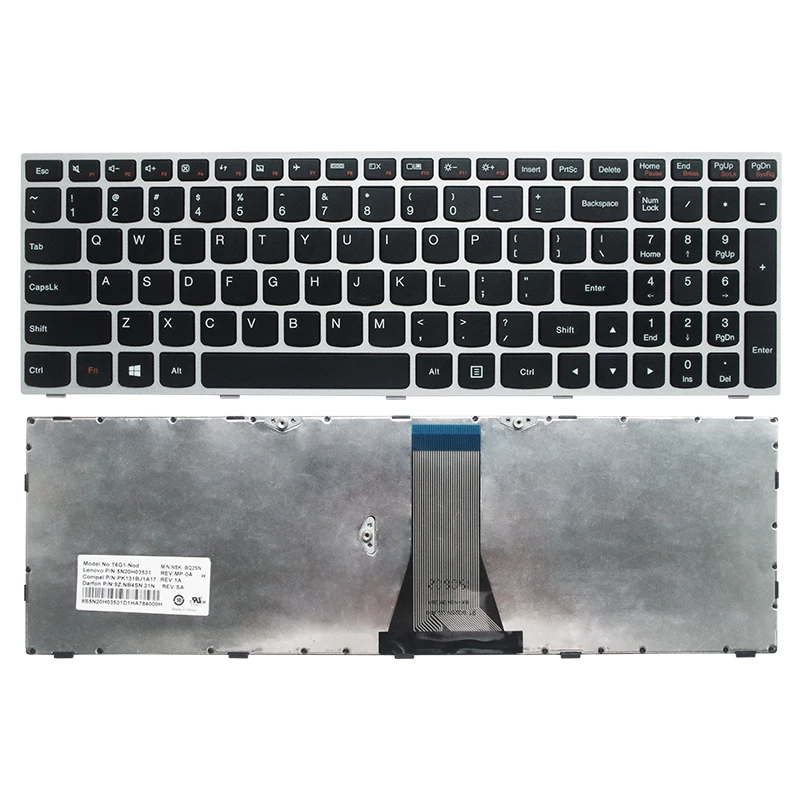 Lenovo, совместимая клавиатура, G50, 70, 45, G50, Z50, E41, Z51