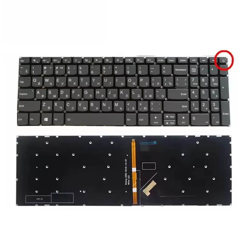 320S-15ABR Применимо Lenovo 5000 320-15AST/15AP клавиатура 520-15IKB Tide 7000-15