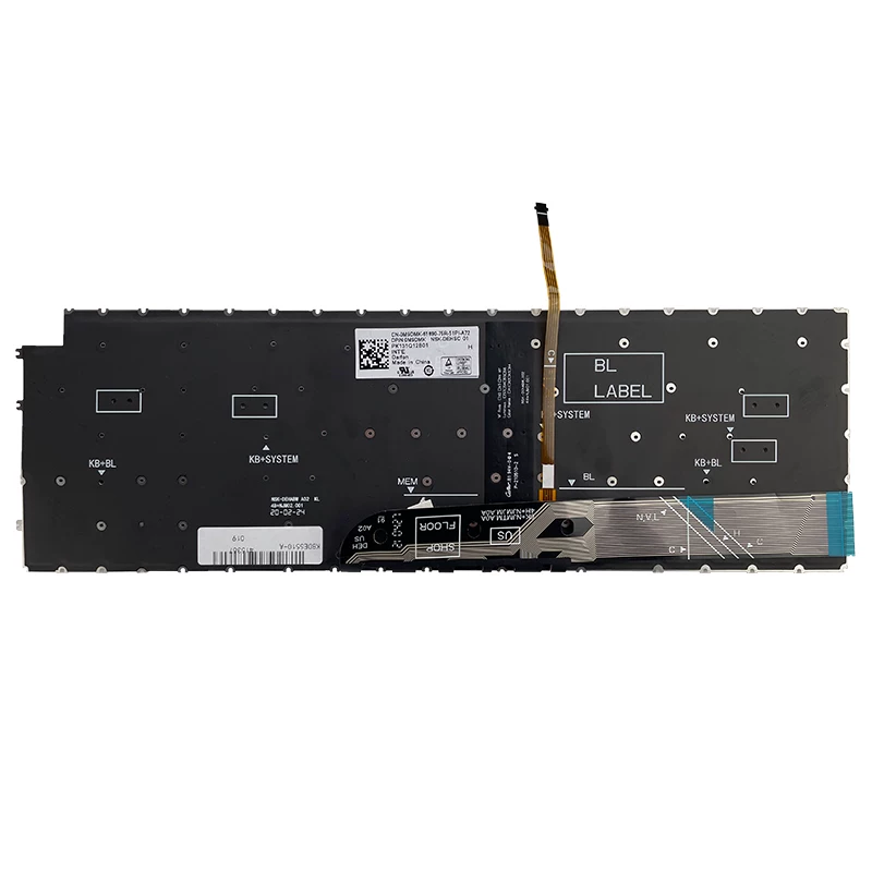 Подходит для клавиатуры Dell 3525, 3511, 3515, Inspiron 15, 5515, 7510, 16 Plus, 7610.