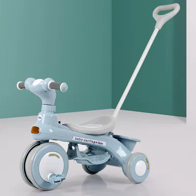 Children's tricycle with music, bicycle for babies aged 1-3 to 6, lightweight handcart, pedal bike, children's bicycle