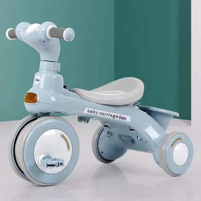 Children's tricycle with music, bicycle for babies aged 1-3 to 6, lightweight handcart, pedal bike, children's bicycle
