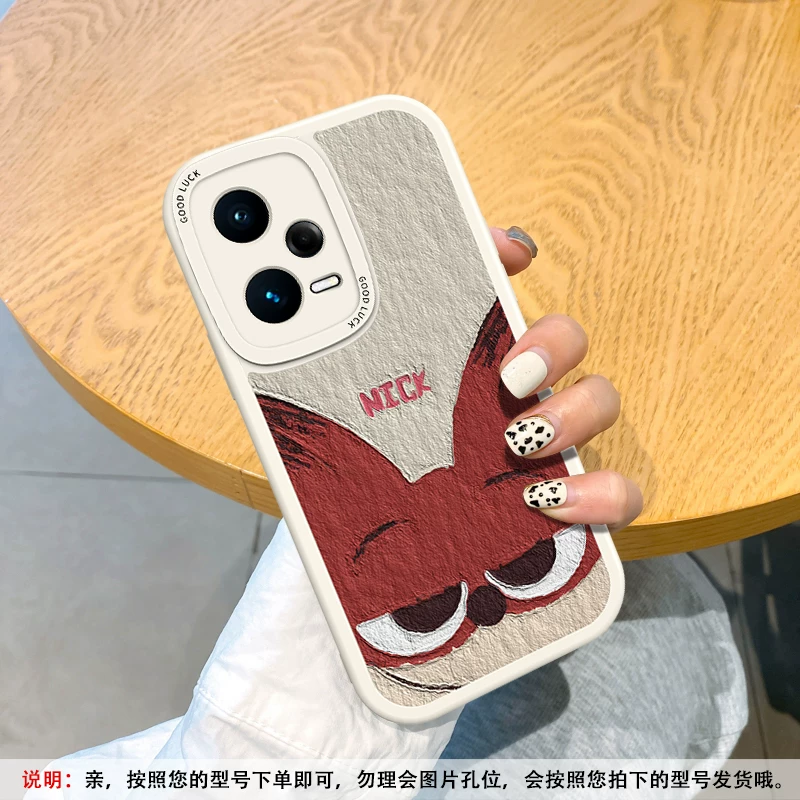 Подходит для чехла для мобильного телефона Redmi note15pro, Zootopia note12Tpro «все включено» note14, мягкий силикон + индивидуальность для пары, кожаный чехол 10/9 11R, женский 3, новый стиль 13, защита от падения, турбо4