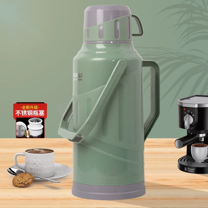 Hot water bottle for student dormitories, thermos for home use, thermos for opening water, tea bottle, inner container, 3.2-liter, 8-pound hot water kettle